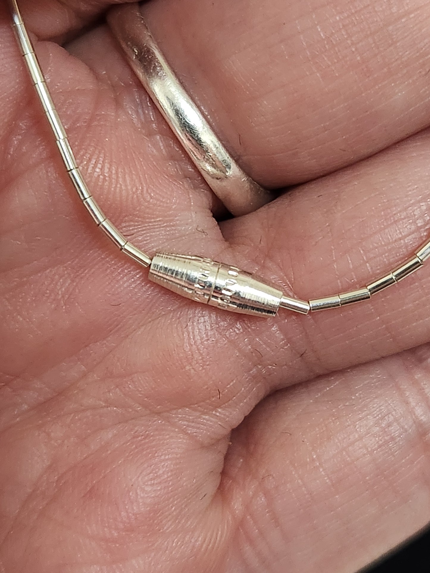 Liquid Silver & Jade Necklace