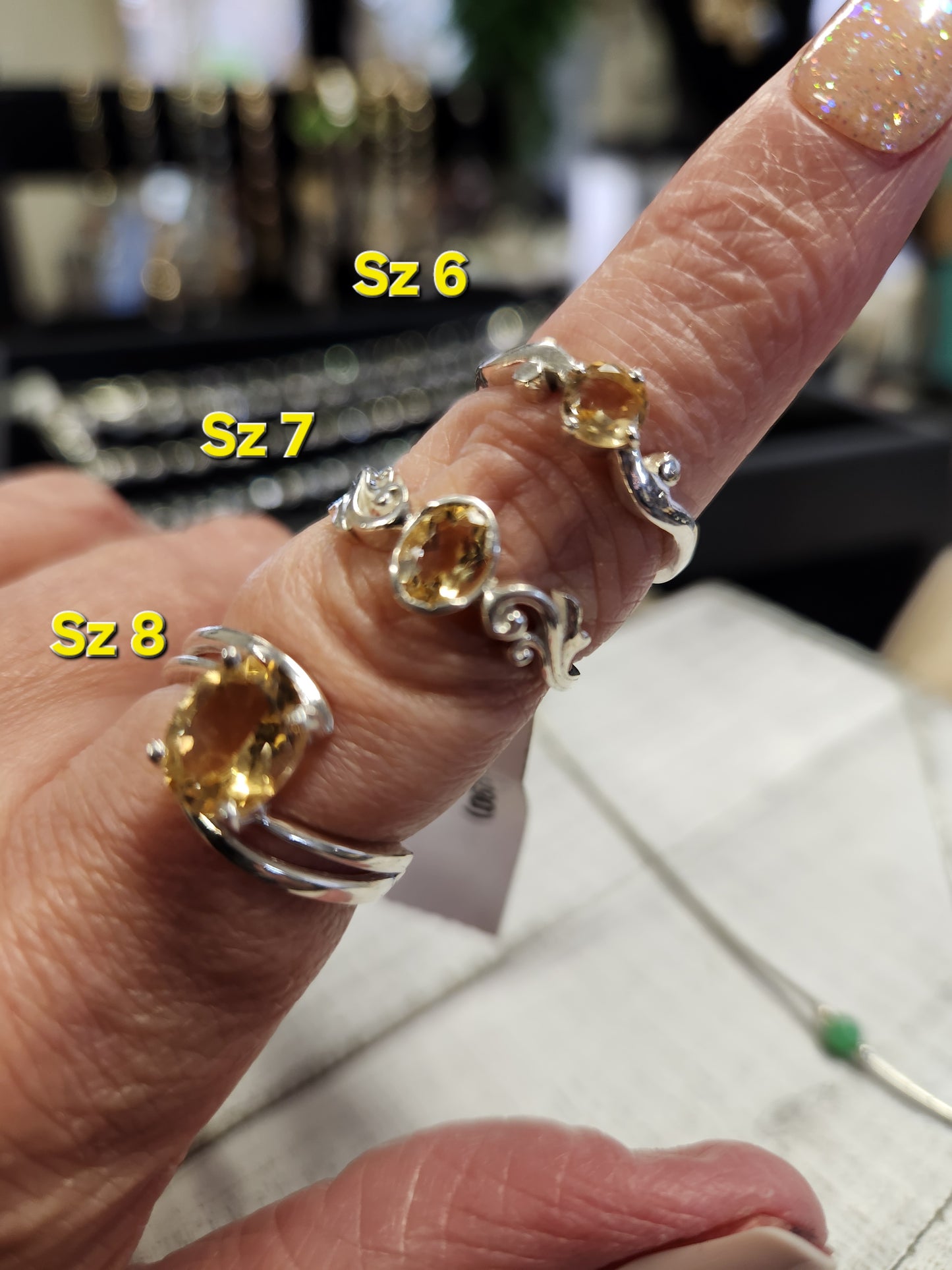Citrine Rings