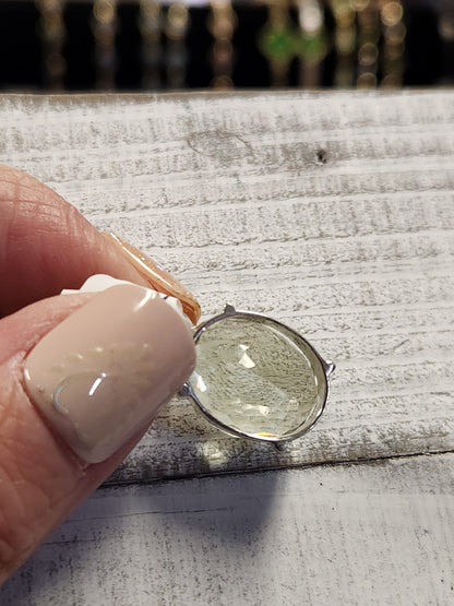 Prasiolite (Green Amethyst) Pendant