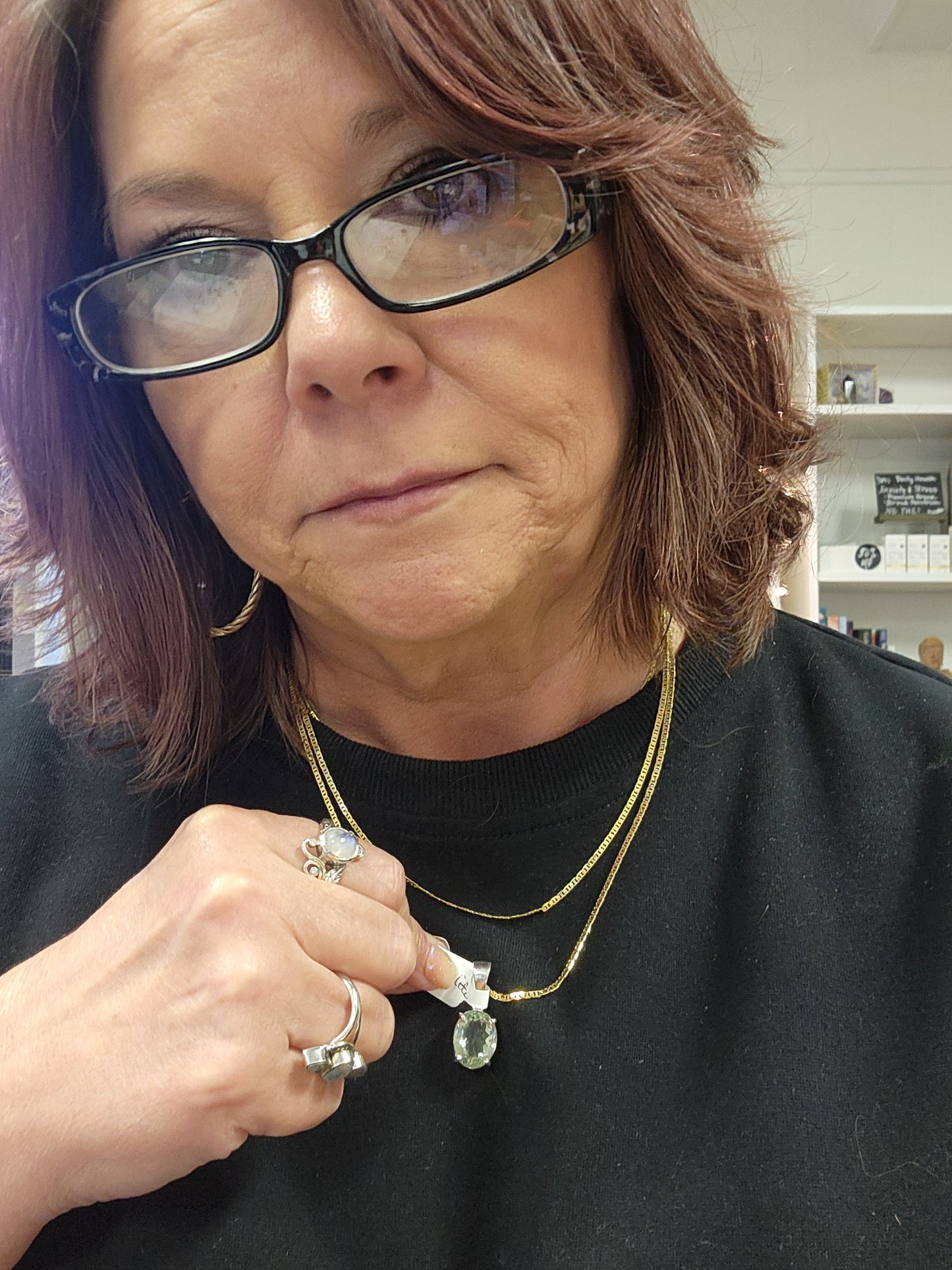 Prasiolite (Green Amethyst) Pendant