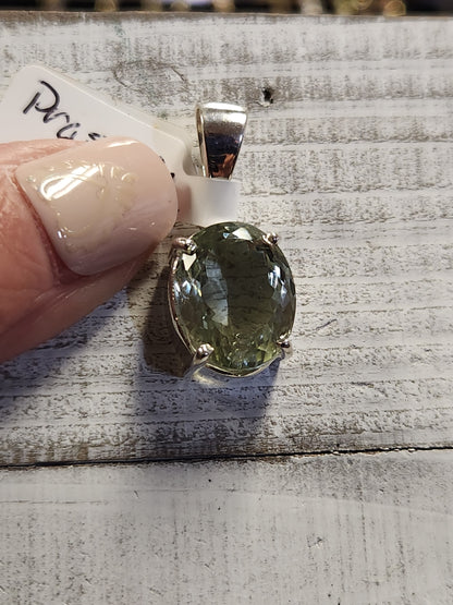 Prasiolite (Green Amethyst) Pendant